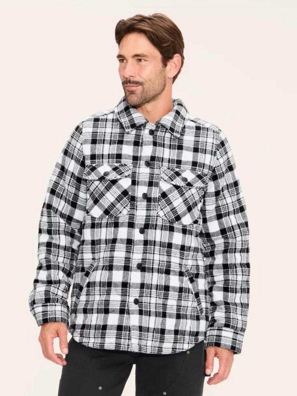 Woolrich Men's Quilted Plaid Shacket M